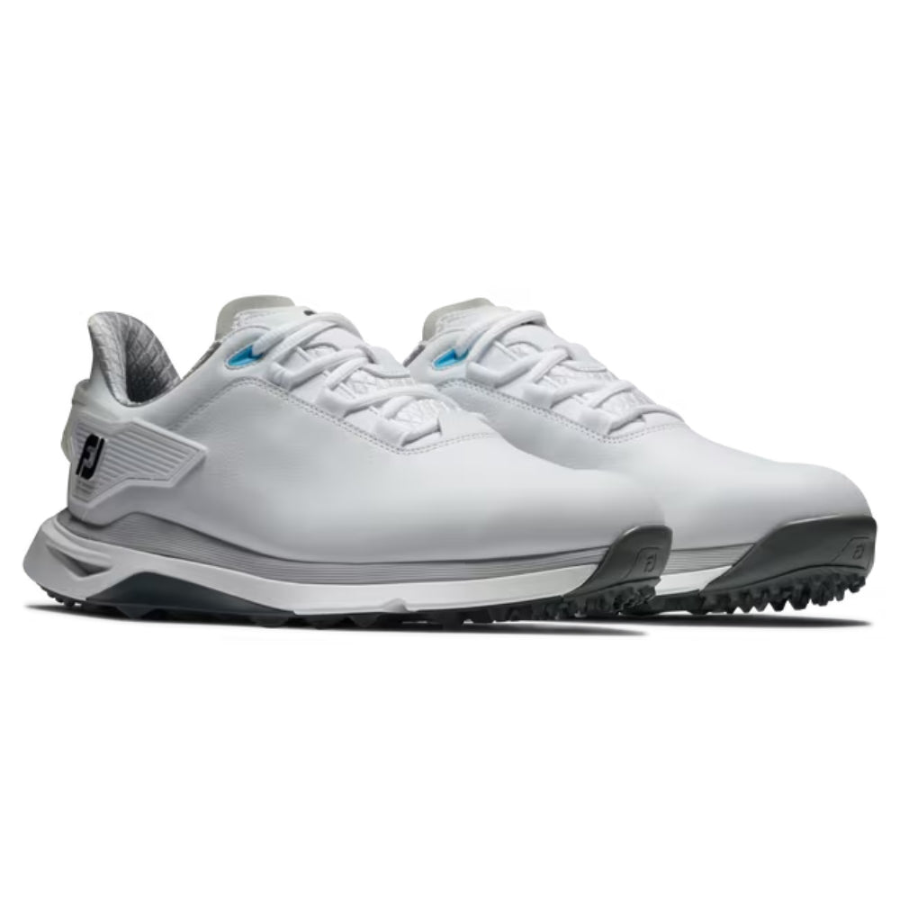 FootJoy Men's Pro/SLX Spikeless Golf Shoes - White/White/Gray (Previous Season Style)
