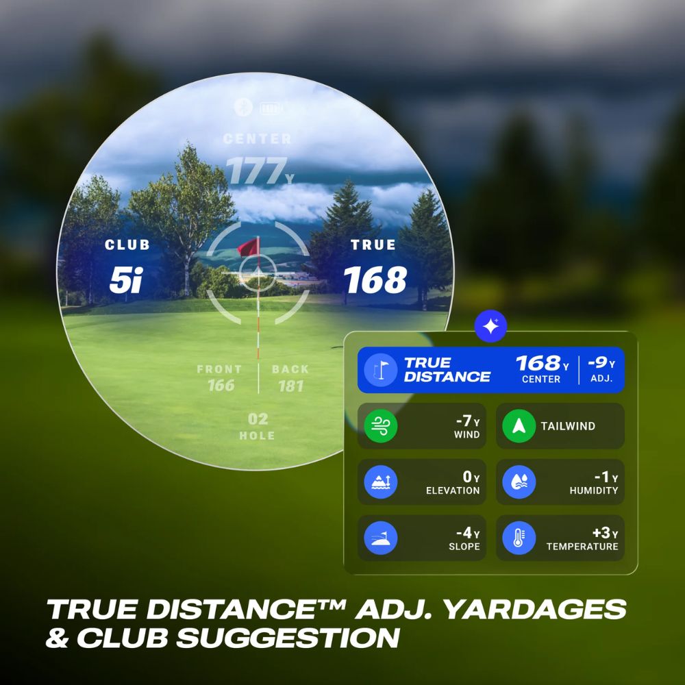 Blue Tees Captain Air Golf Rangefinder