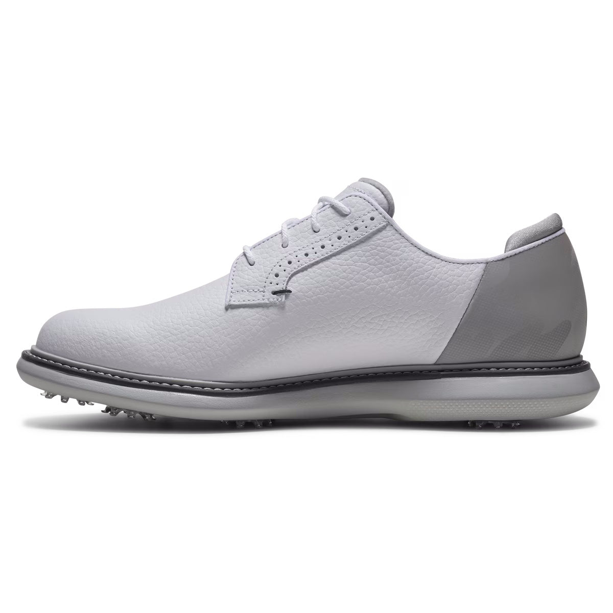 FootJoy Men's Traditions Camo Blucher Golf Shoes - 57978 White/Ice Camo