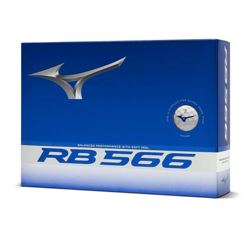Mizuno RB 566 Golf Balls White 2023 (1-Dozen)