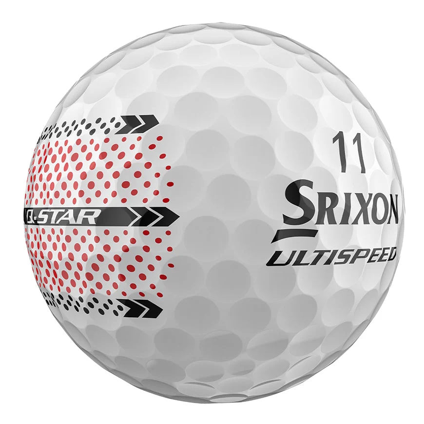 Srixon 2026 Q-Star Ultispeed Track Golf Balls White - Buy 2 Dozen, Get 1 Free