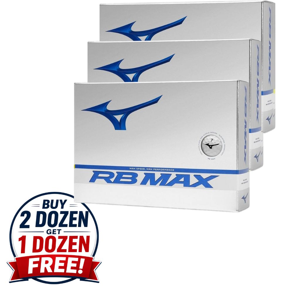 Mizuno RB Max White Golf Balls - Buy 2 Dozen, Get 1 Dozen FREE
