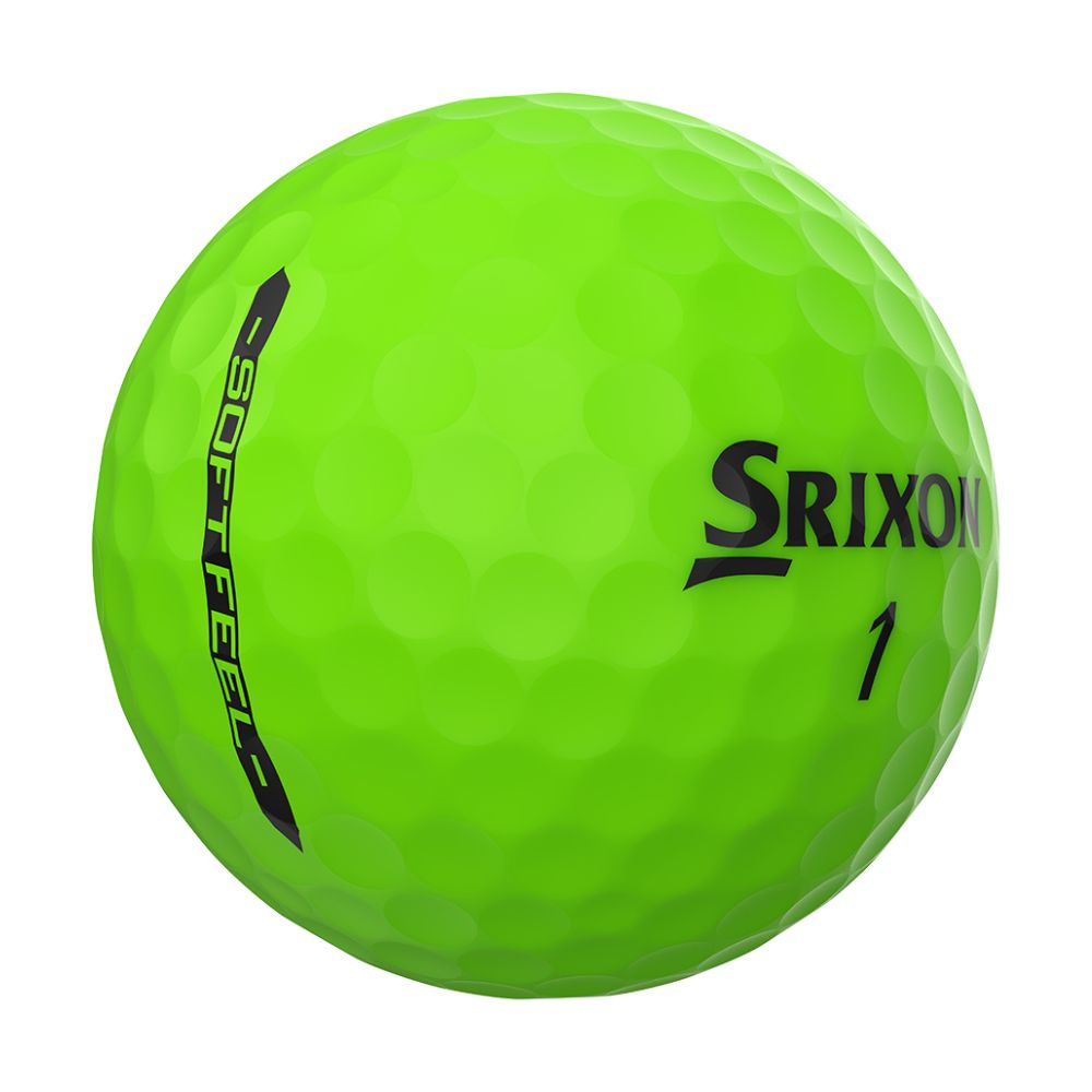 Srixon Soft Feel 14 Brite Green Golf Balls - Buy 2 Dozen, Get 1 Free