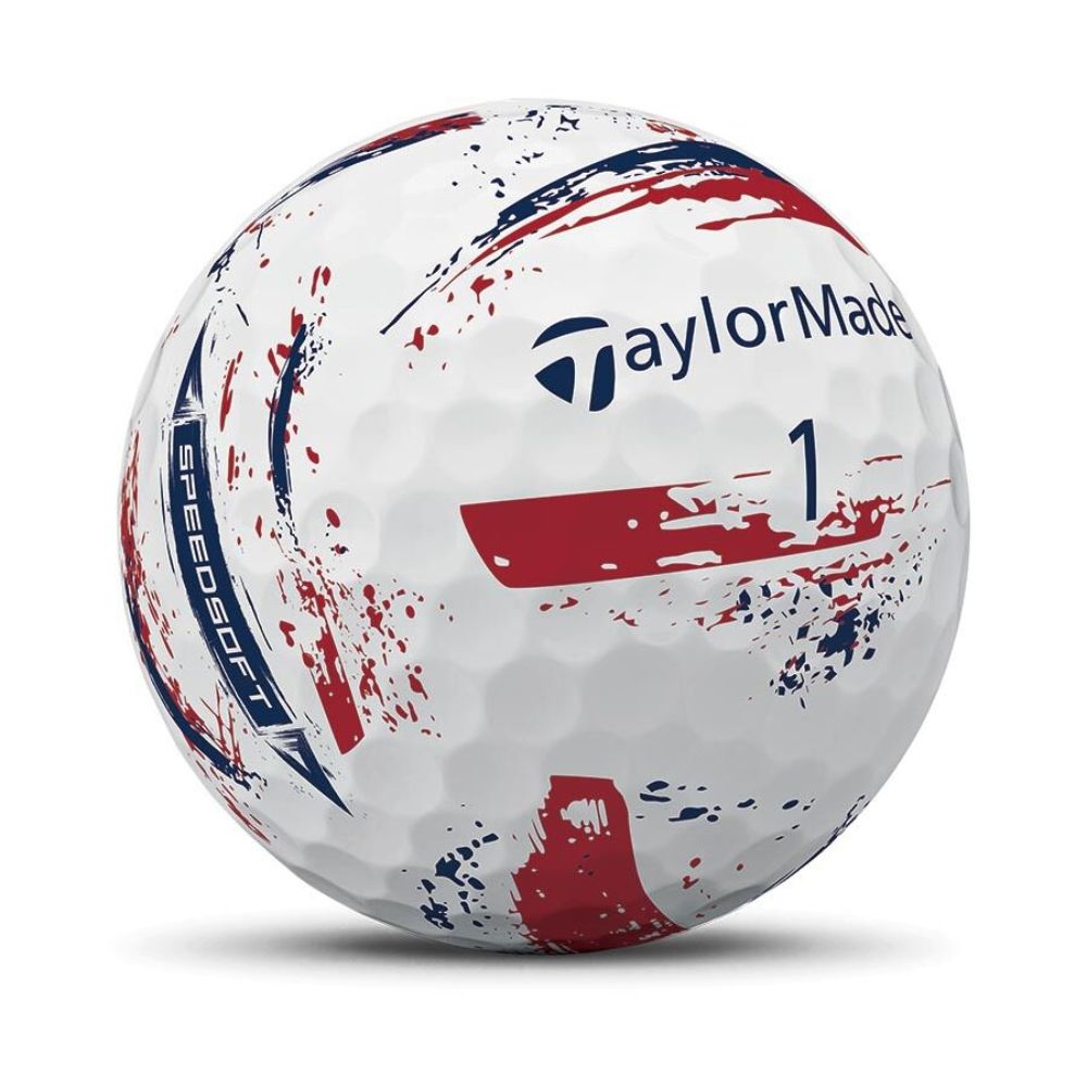 TaylorMade 2024 SpeedSoft Ink USA Golf Balls (1 Dozen)