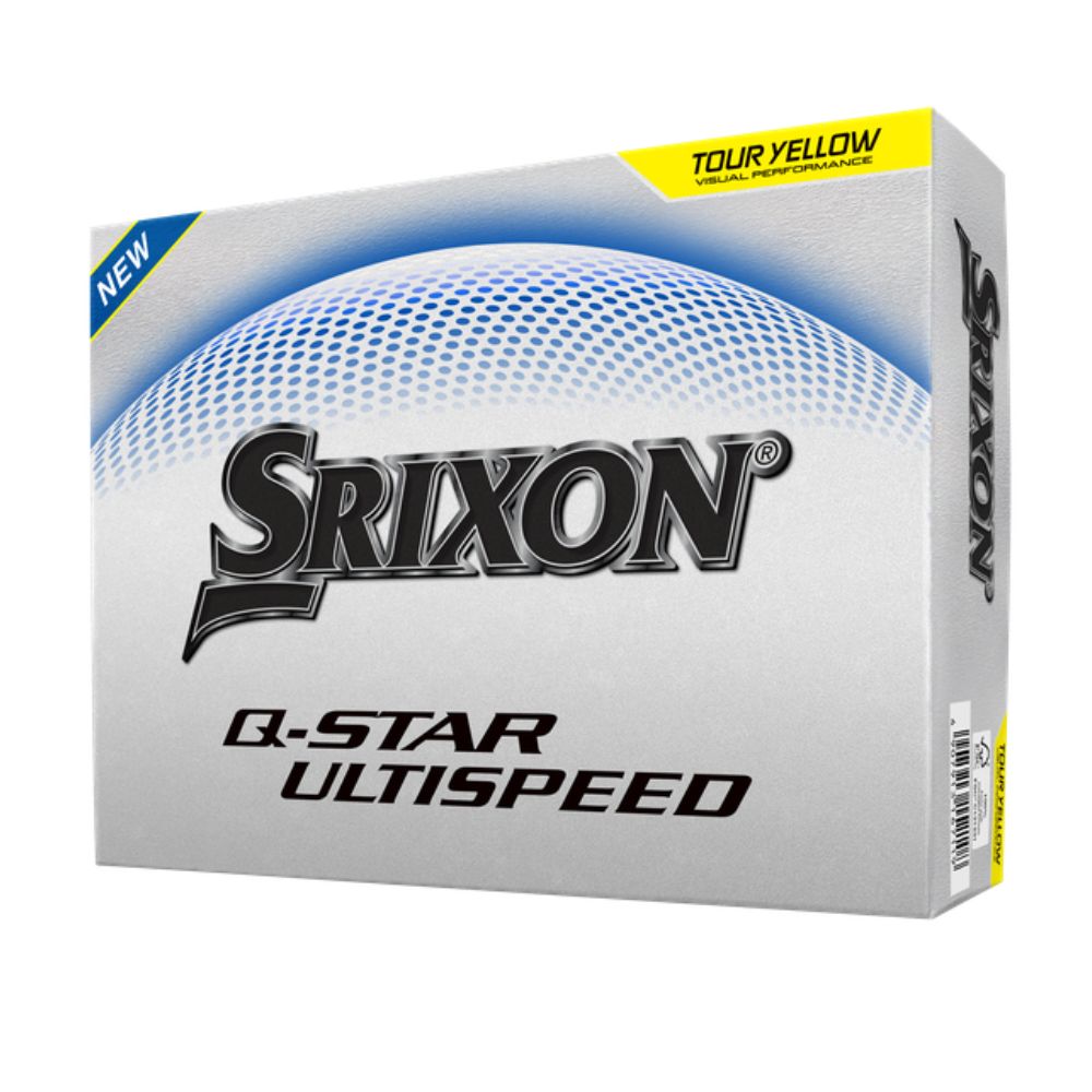 Srixon Q-Star Ultispeed Tour Yellow Golf Balls