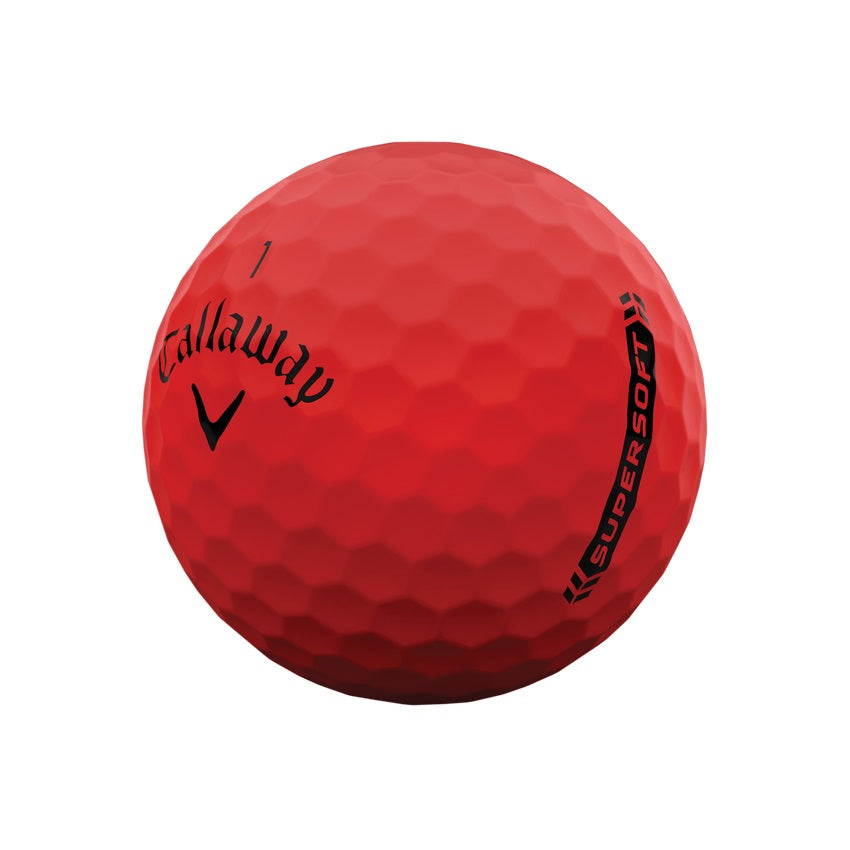 Callaway Supersoft Red Golf Balls 2023 (1 Dozen)