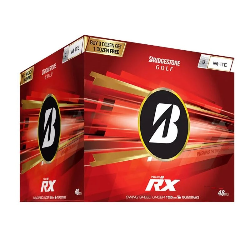 Bridgestone Tour B RX Quadfecta Golf Balls 2026 - 4 Dozen Pack
