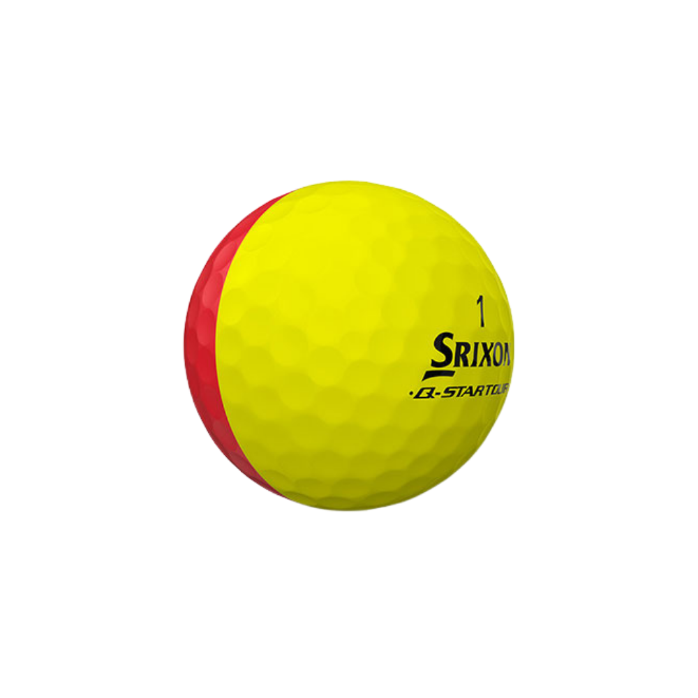 Srixon 2026 Q-Star Tour 6 Divide Golf Balls Yellow/Red  - Buy 2 Dozen, Get 1 Free
