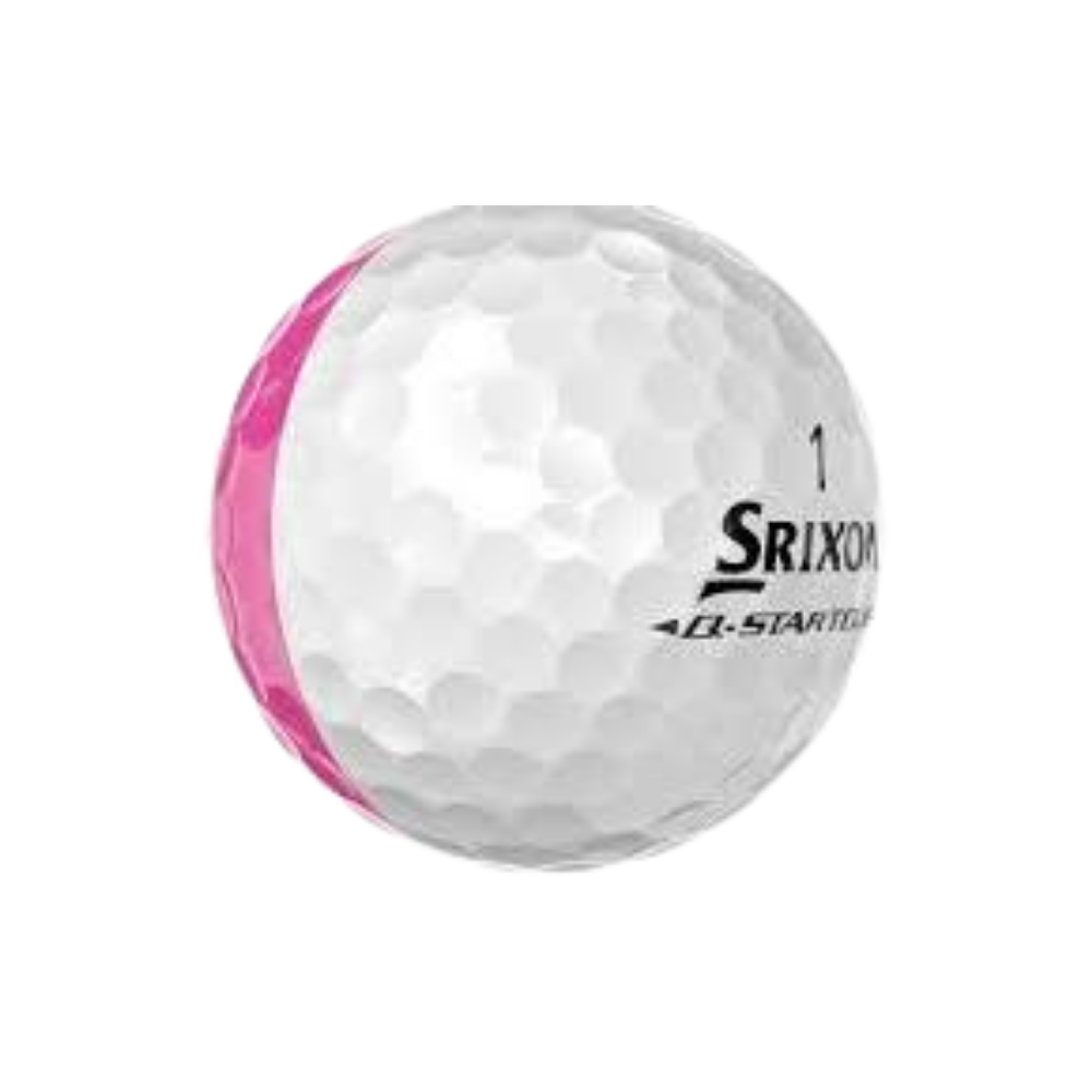 Srixon 2026 Q-Star Tour 6 Divide Golf Balls White/Pink - Buy 2 Dozen, Get 1 Free