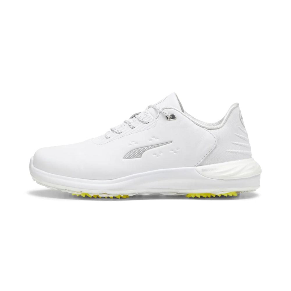 Puma Men&#39;s PHANTOMCAT NITRO Golf Shoe - Puma White/Puma Silver/Feather Gray