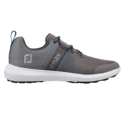 FootJoy 2021 Flex XP Grey/Blue Golf Shoes