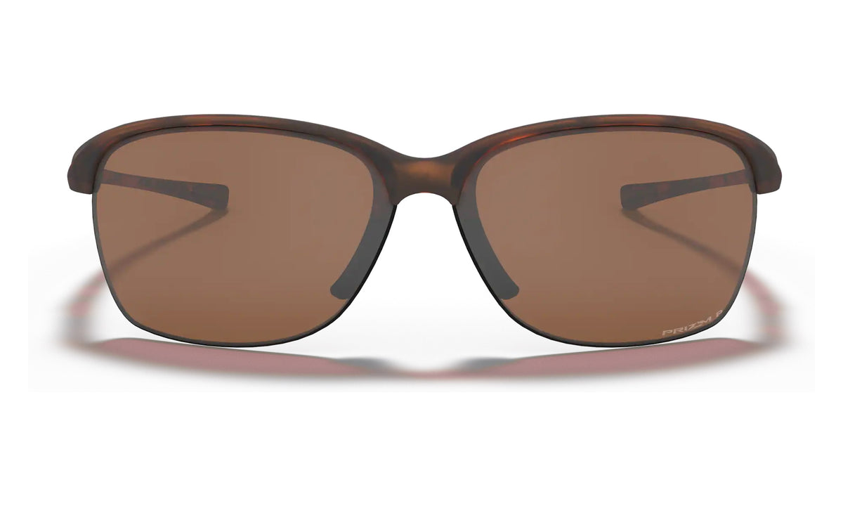 Oakley Unstoppable Sunglasses Matte Brown Tortoise Frame PRIZM Tungsten Polarized Lens
