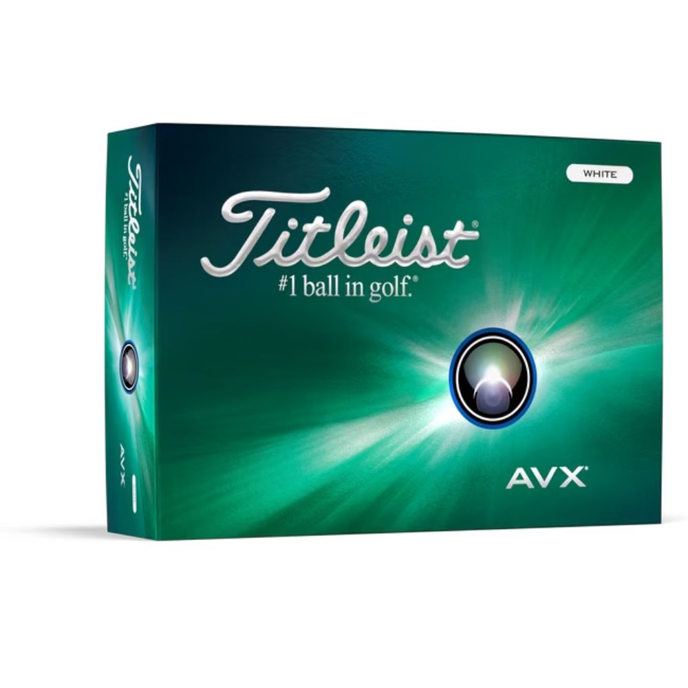 Titleist 2024 AVX Golf Balls White - 1 Dozen