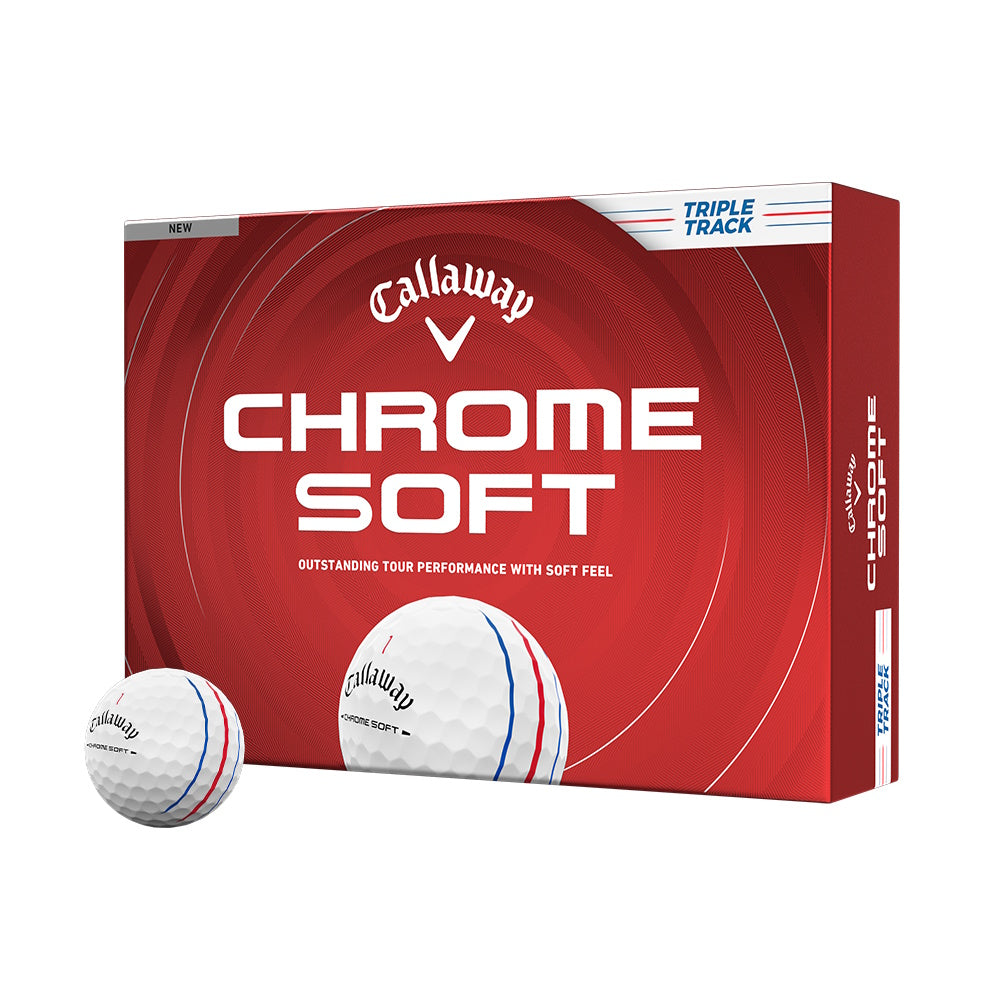 Callaway Chrome Soft Triple Track 26 White Golf Balls Promo (4-Dozen)