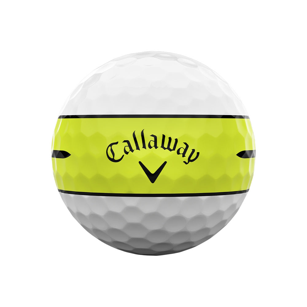 Callaway Chrome Tour 360 Stripe 26 Yellow Golf Balls Promo (4-Dozen)