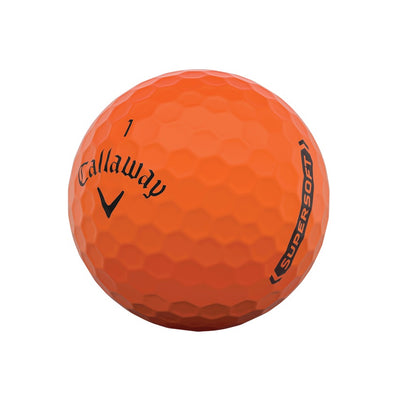 Callaway Supersoft Matte Orange Golf Balls 1 Dozen