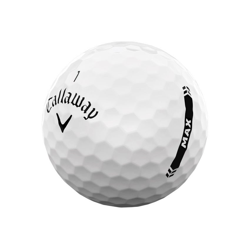 Callaway Supersoft Max White Golf Balls 2023 (1 Dozen)