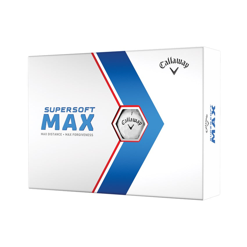 Callaway Supersoft Max White Golf Balls 2023 (1 Dozen)