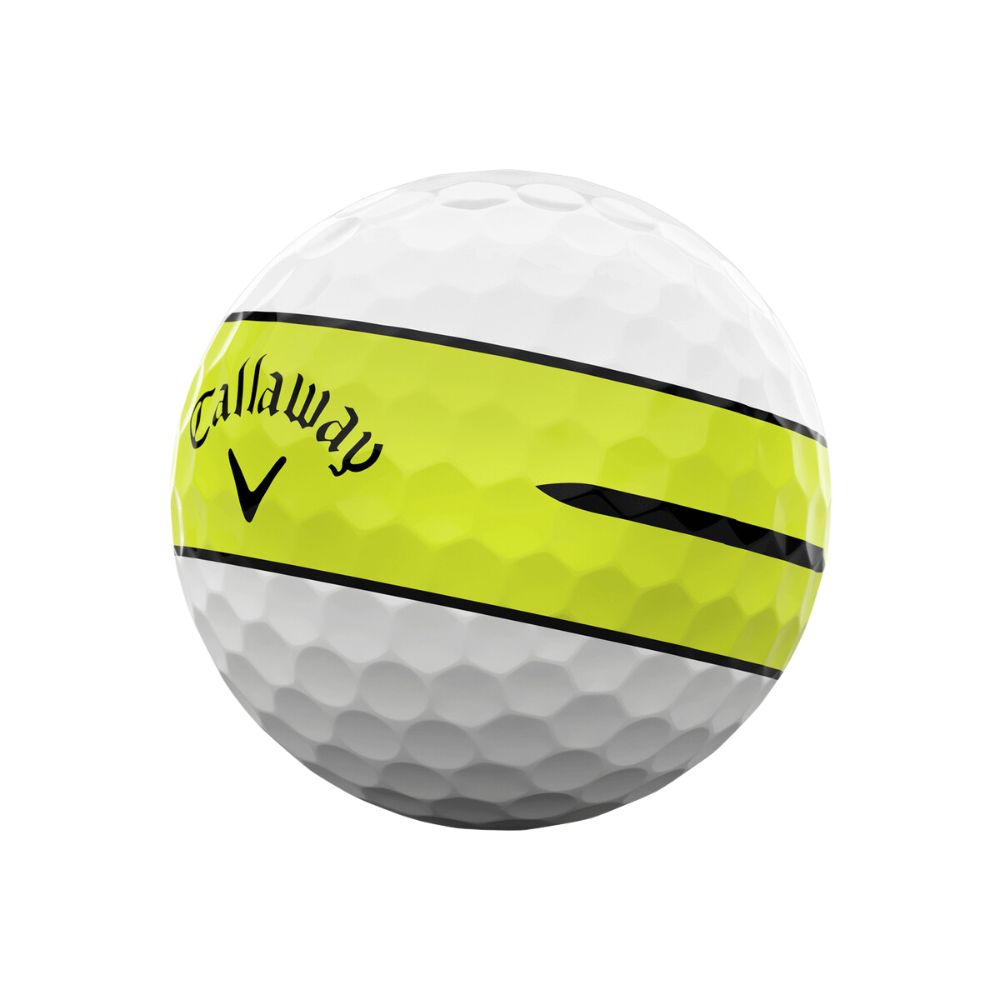 Callaway Chrome Tour 24 360 Yellow Stripe Golf Balls