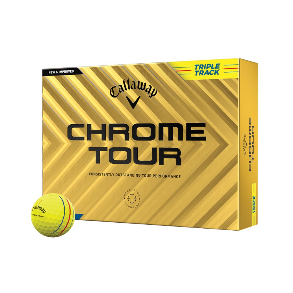 Callaway Chrome Tour Triple Track 24 Yellow (1 Dozen)