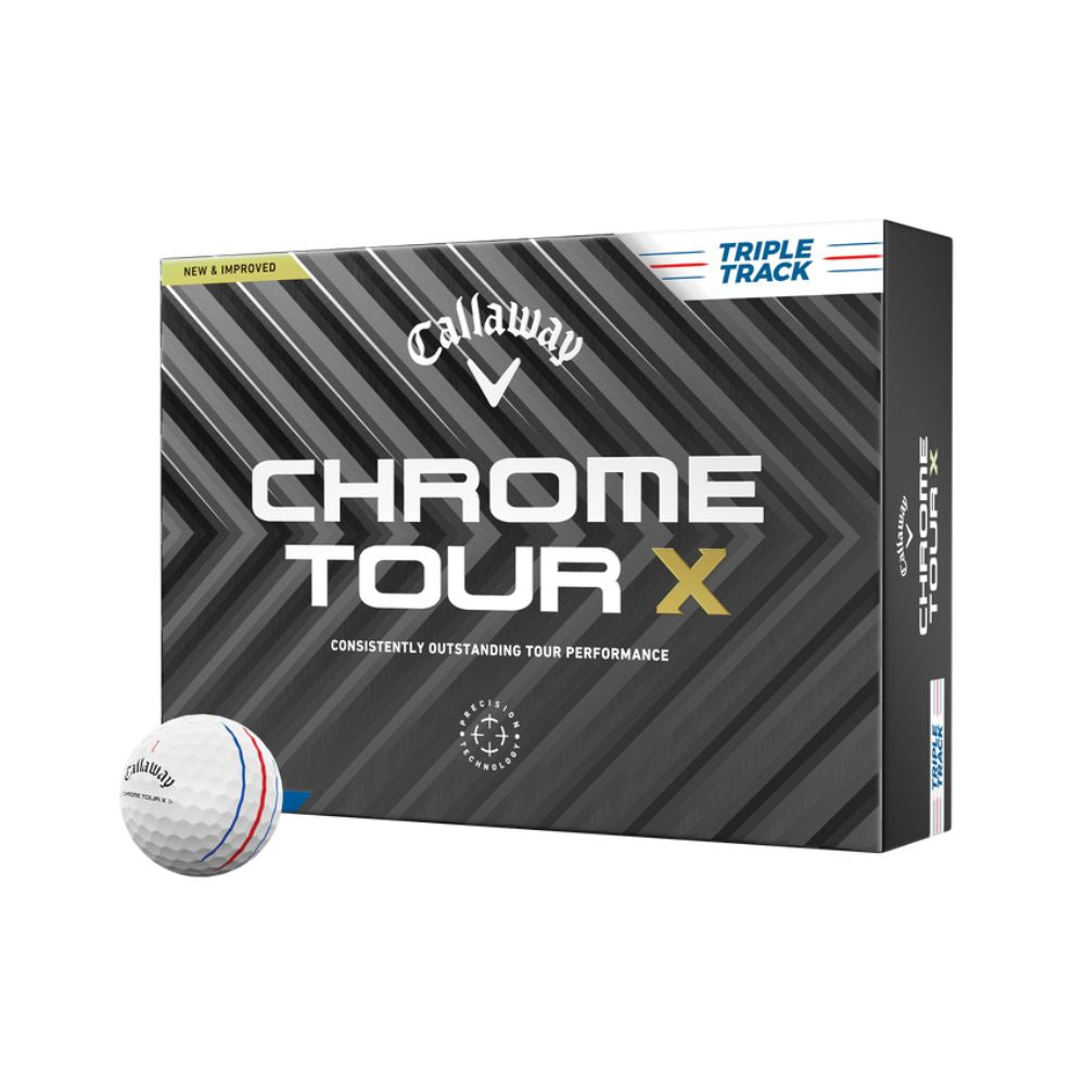 Callaway Chrome Tour X Triple Track 24 White (1 Dozen)