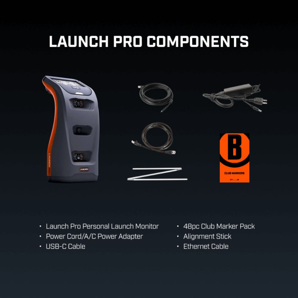 Bushnell Circle B Launch Pro Golf Launch Monitor and Simulator