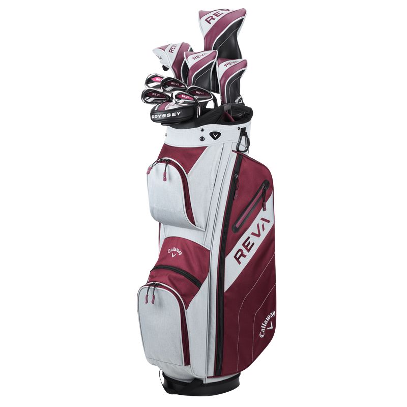 Callaway Reva 24 Eggplant 11 Piece Complete Set Cart Bag Right Hand