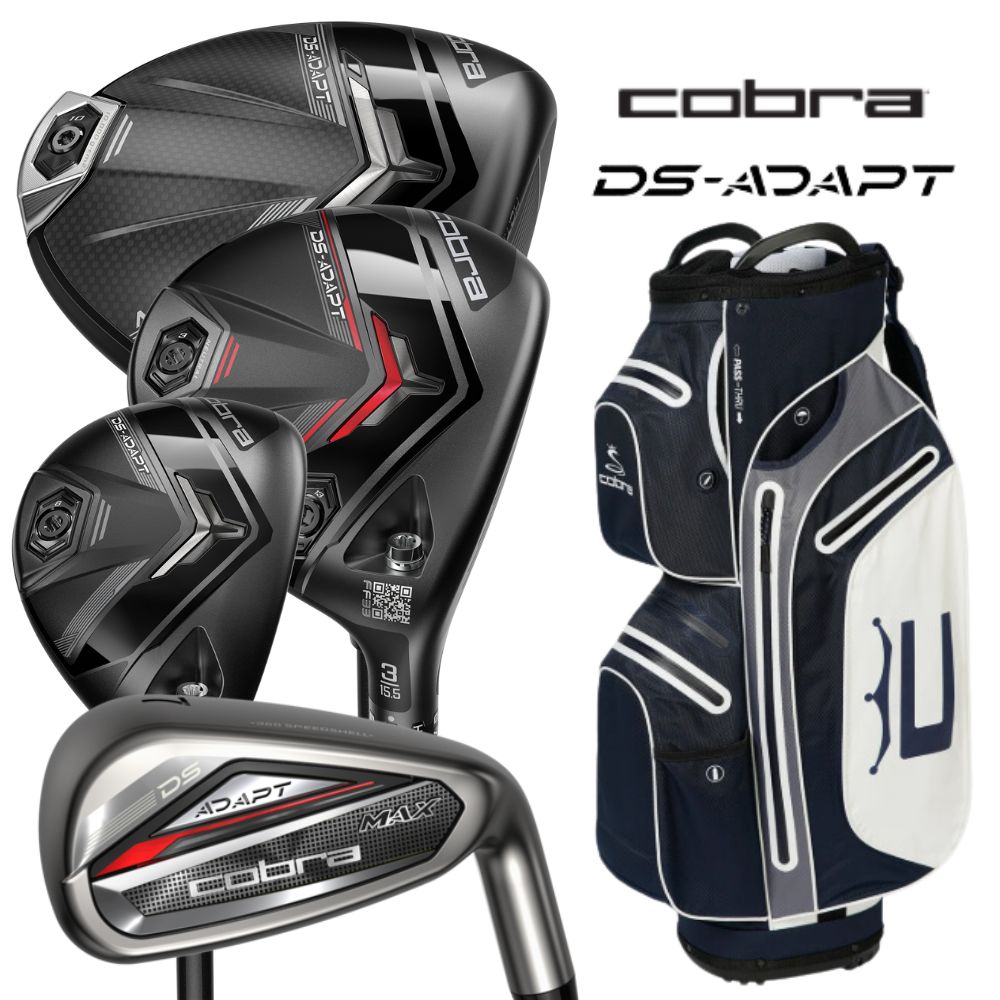 Cobra DS-ADAPT Golf Irons - Steel Cobra DS-ADAPT Golf Irons - Steel