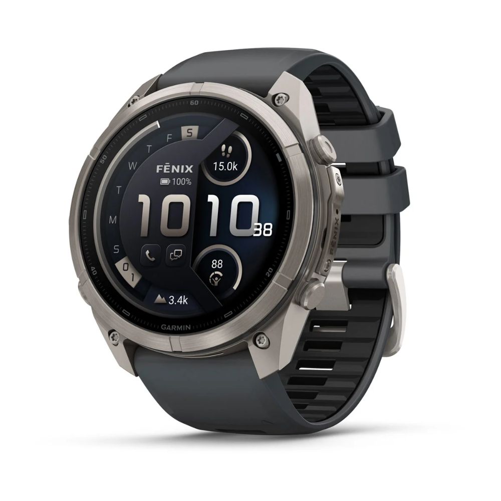 Garmin Fenix 9 Pro 51 mm Titanium with Graphite/Black Silicone Band