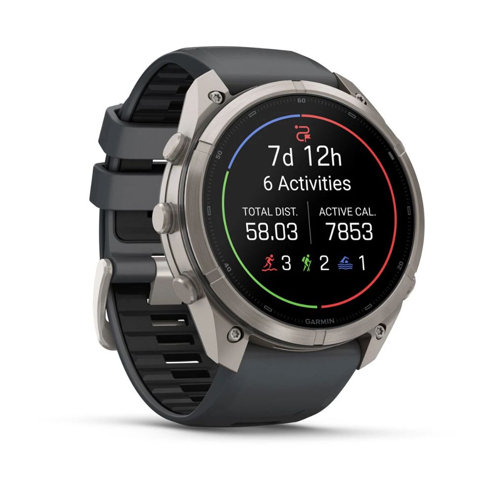 Garmin Fenix 9 Pro 51 mm Titanium with Graphite/Black Silicone Band