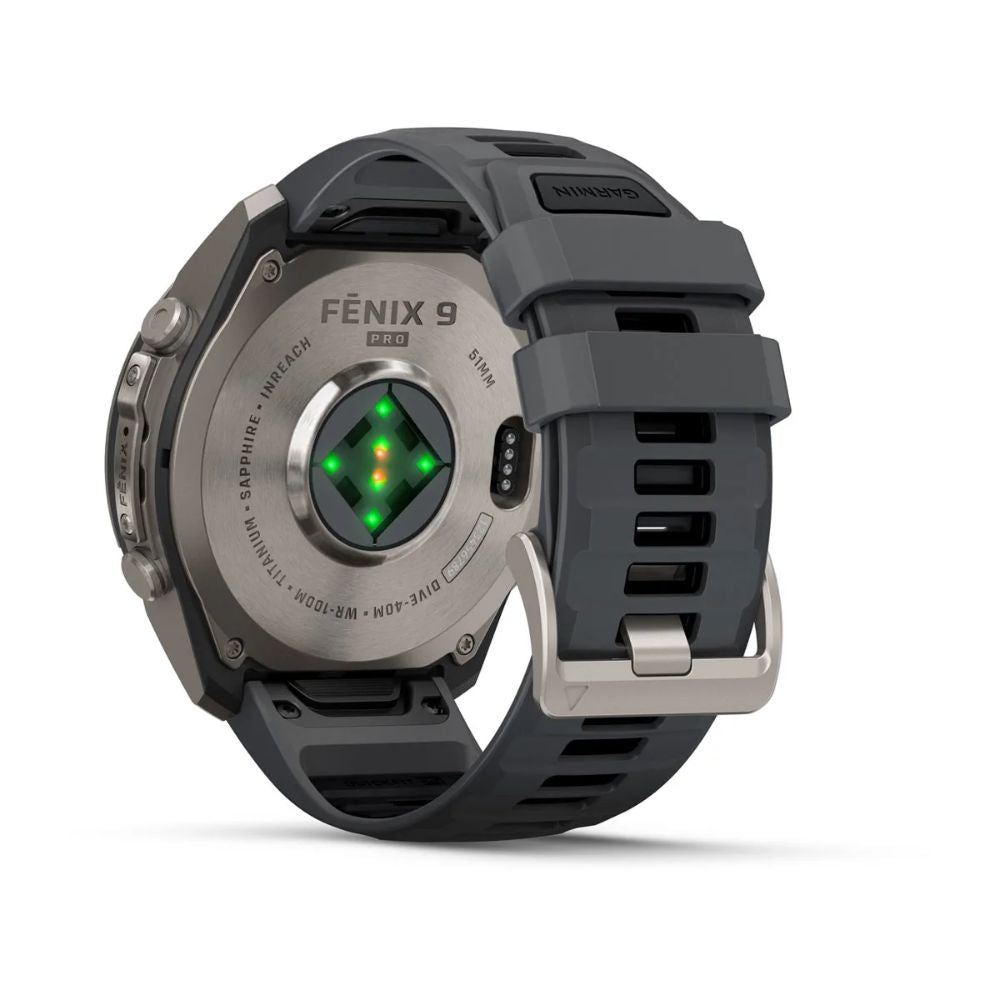 Garmin Fenix 9 Pro 51 mm Titanium with Graphite/Black Silicone Band