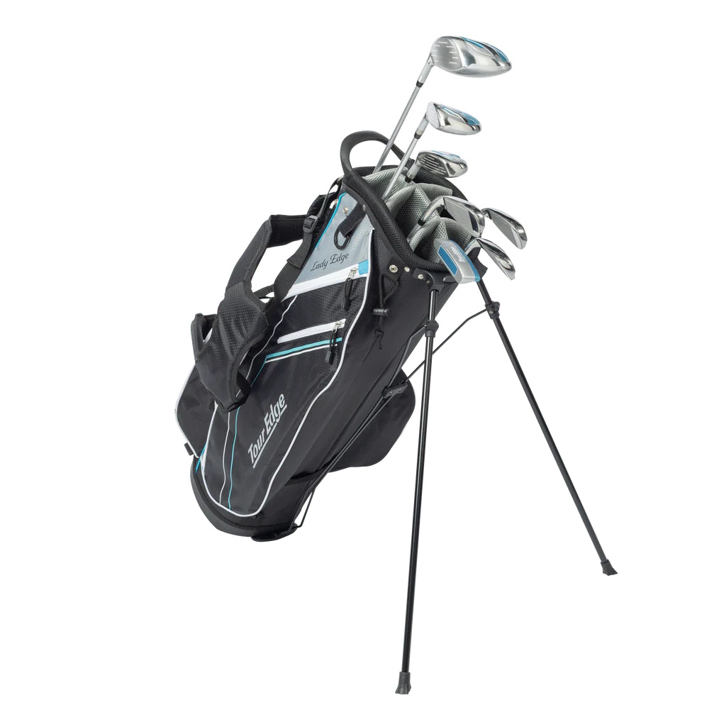 Tour Edge TE-200 Lady Edge Women&#39;s Half Set w/ Stand Bag