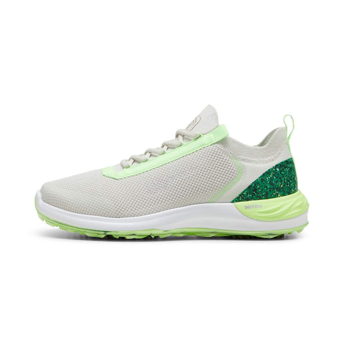 Puma Men&#39;s PHANTOMCAT NITRO Sport Golf Shoe - Vapor Gray/Speed Green
