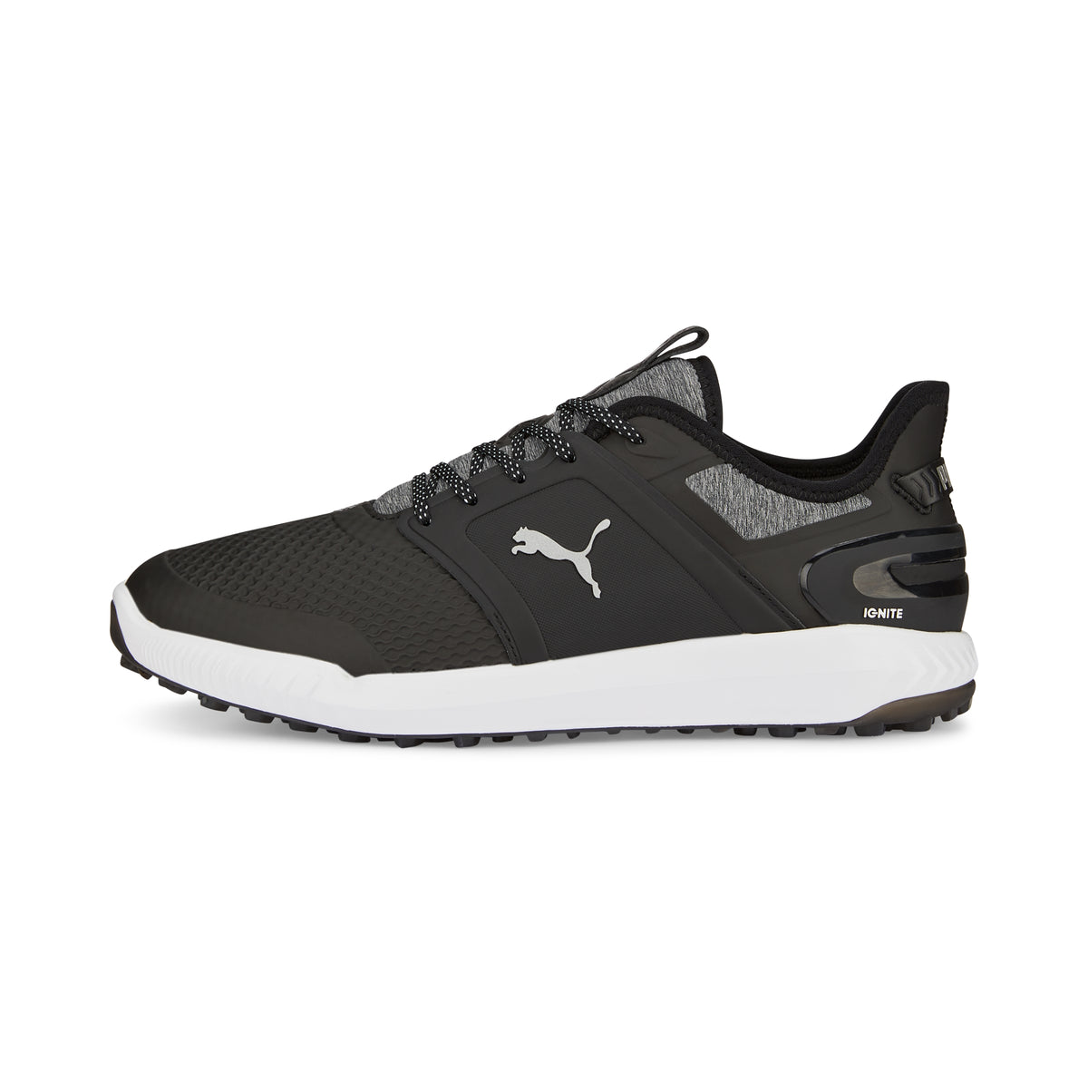 Puma Men&#39;s Ignite Elevate Spikeless Golf Shoes - Black/Silver