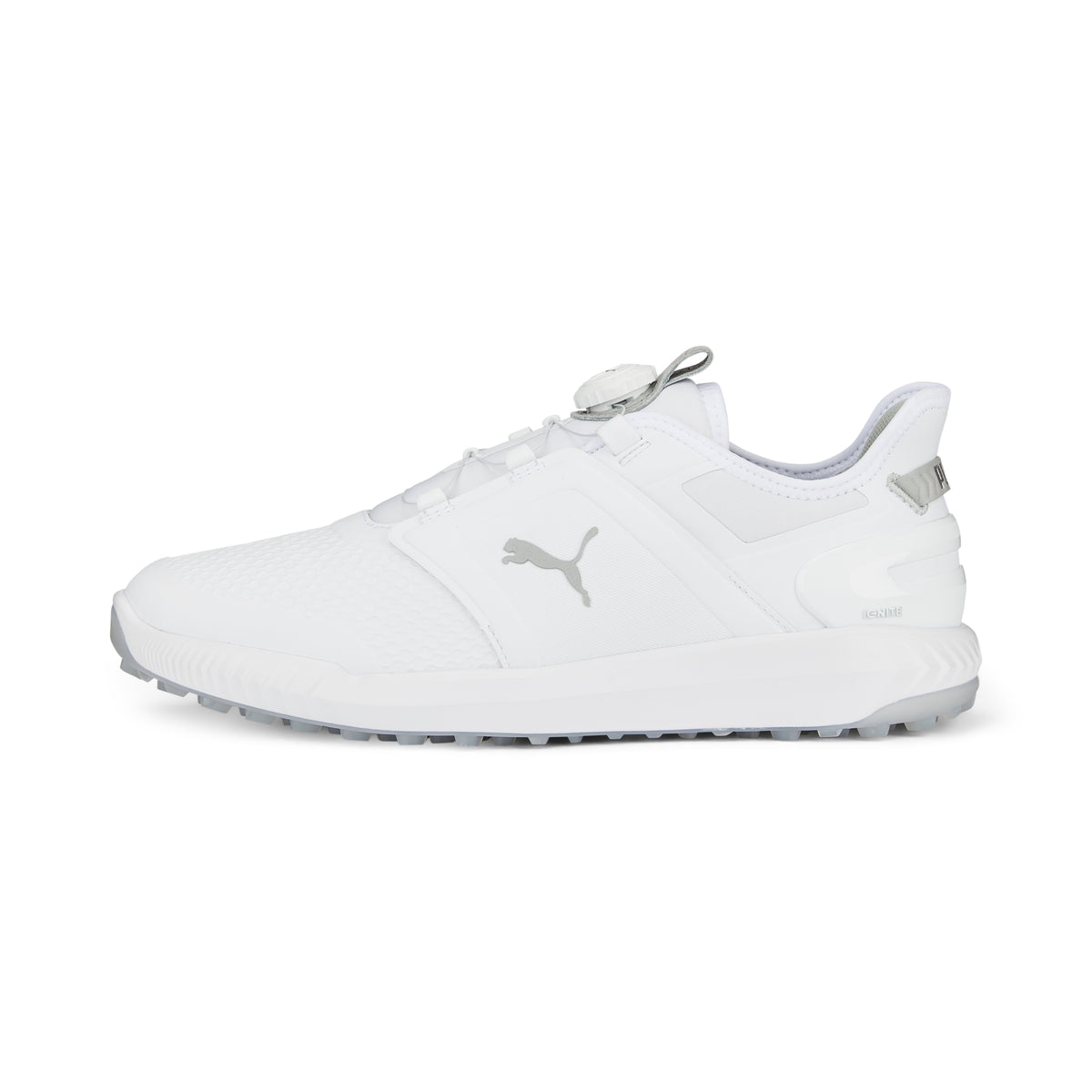 Puma Men&#39;s Ignite Elevate Disc Spikeless Golf Shoes - White/Silver