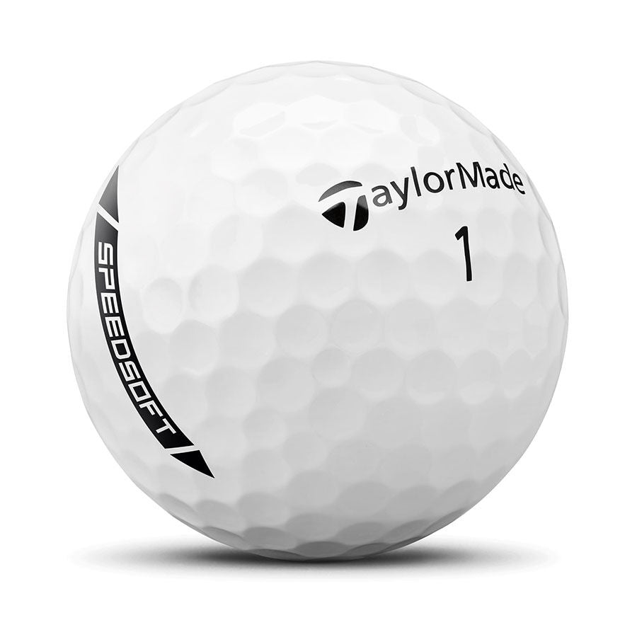 TaylorMade 2024 SpeedSoft White Golf Balls (1 Dozen)