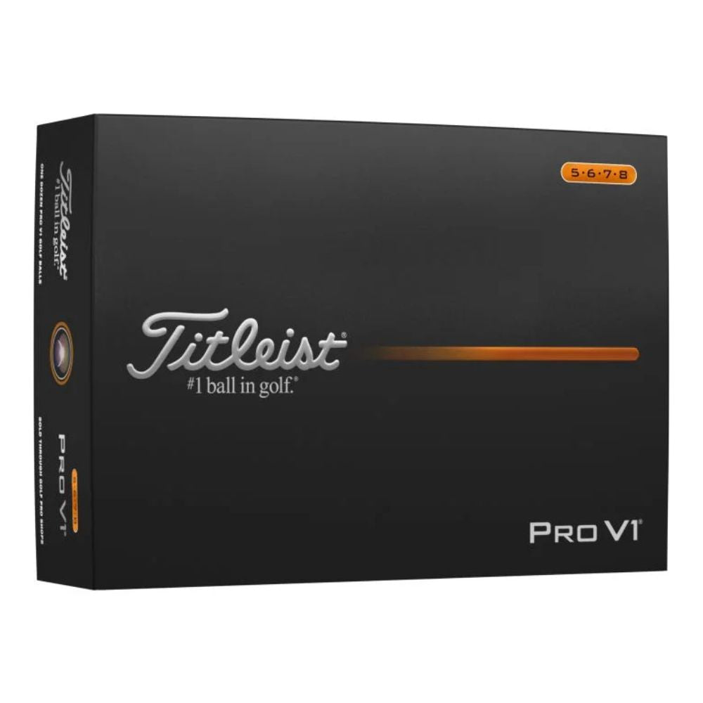 Titleist Pro V1 High Numbers Golf Balls White (1 Dozen) 2025