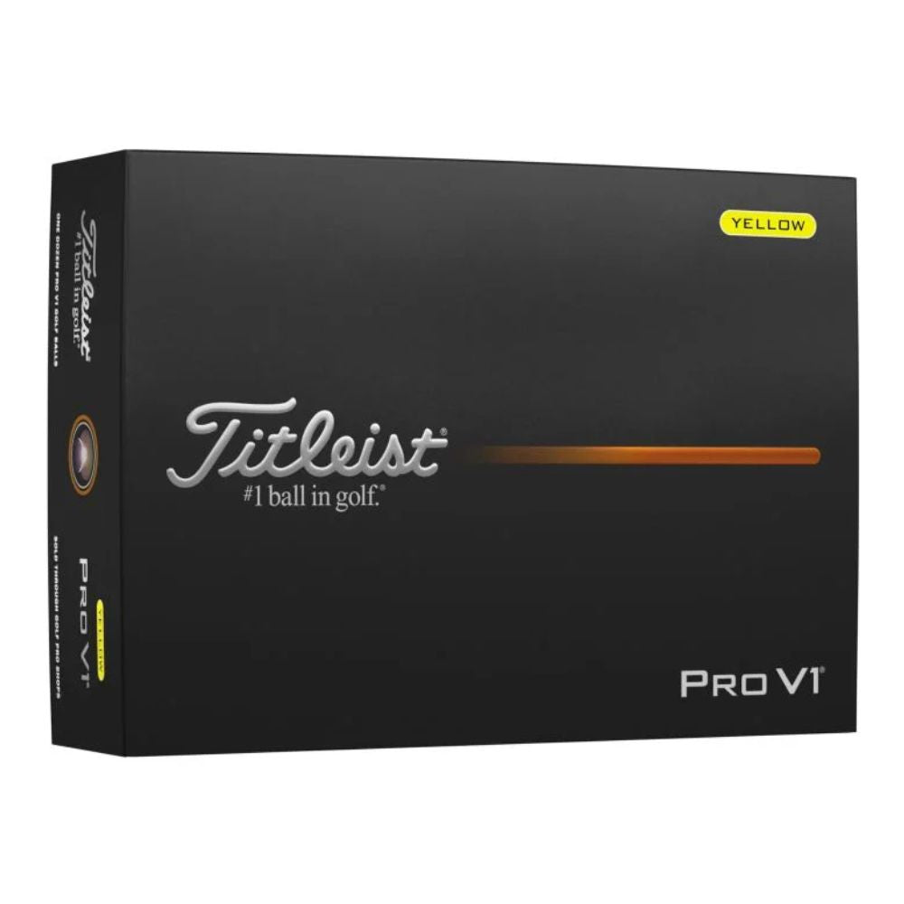 Titleist Pro V1 Golf Balls Yellow (1 Dozen) 2025