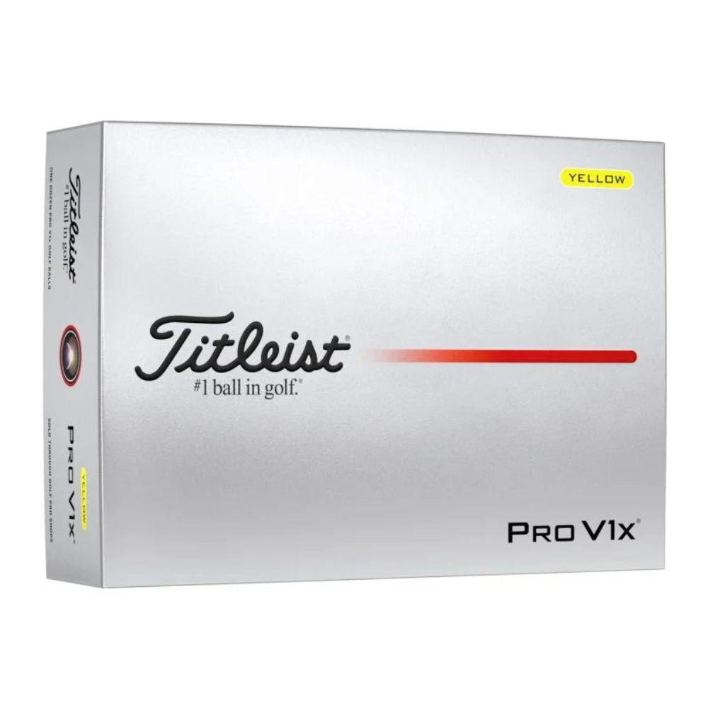 Titleist Pro V1x Golf Balls Yellow (1 Dozen) 2025