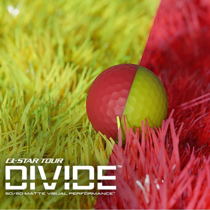 Srixon Q Star Tour Divide Golf Balls 3 Dozen - Brite Red/Yellow