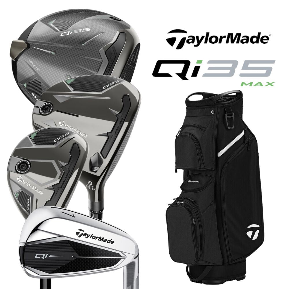 Taylormade Mens Qi35 Max Complete Golf Set - Club 14 Golf