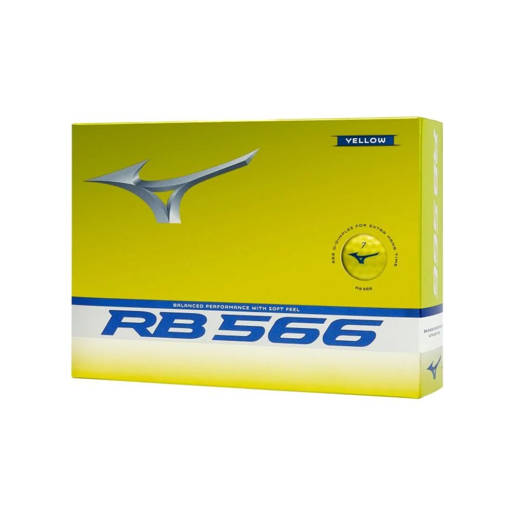 Mizuno RB 566 Golf Balls Yellow 2023 (1-Dozen)