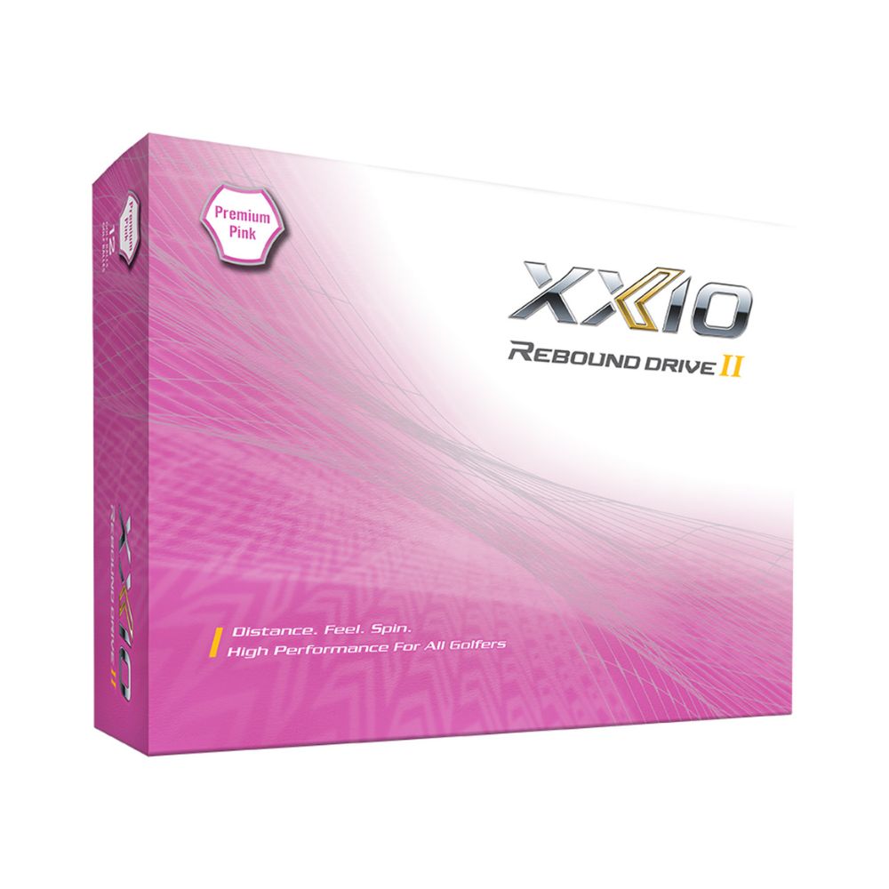 XXIO Rebound II Golf Balls Lady Premium Pink - 1 Dozen