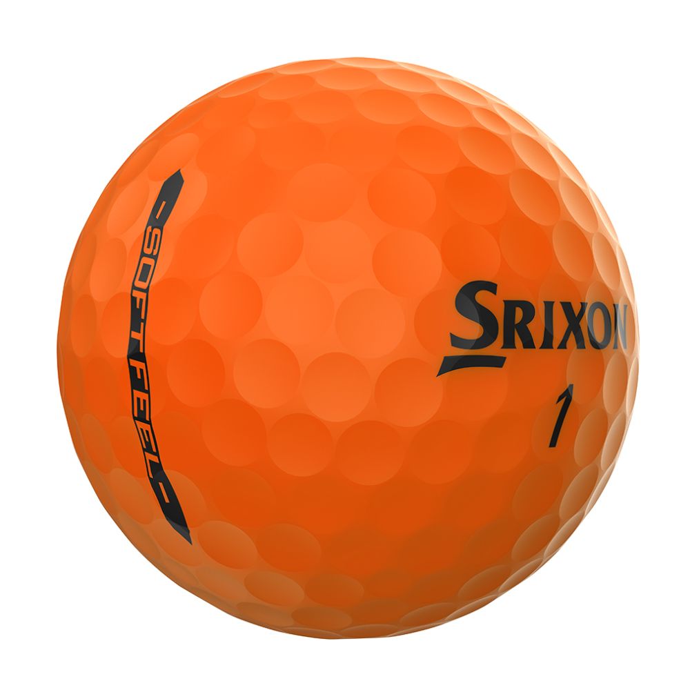 Srixon Soft Feel 14 Brite Orange Golf Balls - Buy 2 Dozen, Get 1 Free