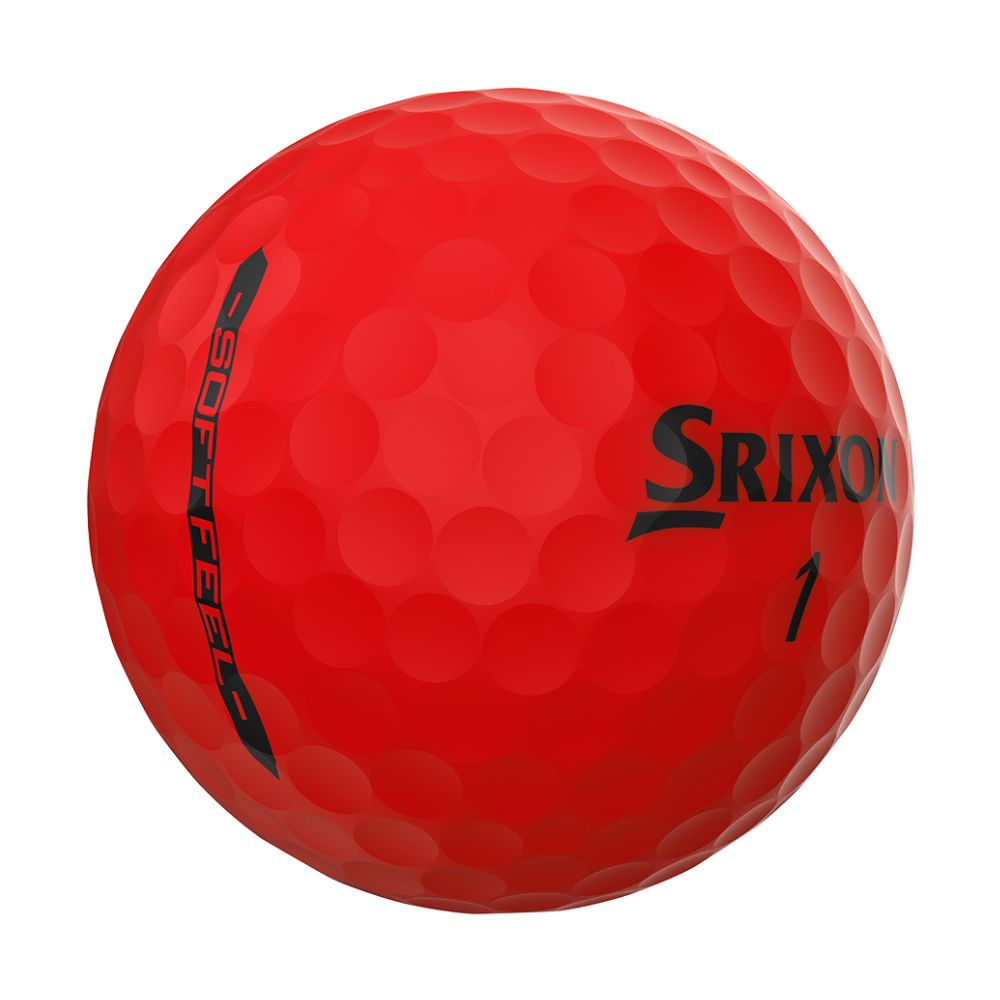 Srixon Soft Feel 14 Brite Red Golf Balls - Buy 2 Dozen, Get 1 Free