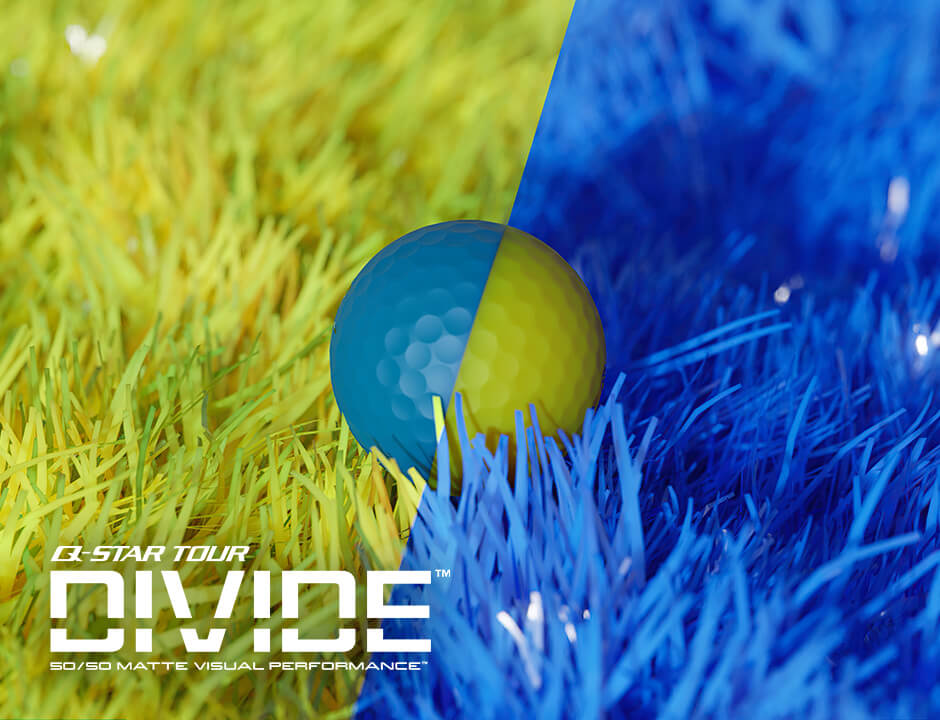 Srixon Q Star Tour Divide Golf Balls 1 Dozen - Brite Blue/Yellow