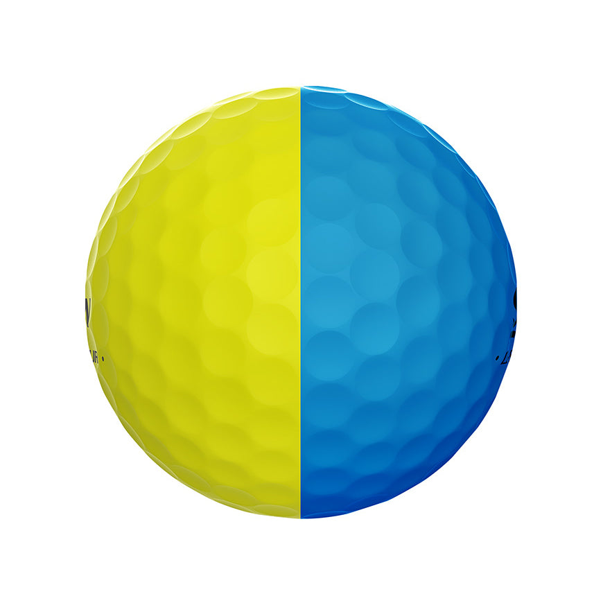 Srixon Q-Star Tour Divide 2 Golf Balls Yellow/Blue - Buy 2 Dozen, Get 1 Free