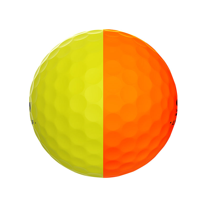 Srixon Q-Star Tour Divide 2 Golf Balls Yellow/Orange - Buy 2 Dozen, Get 1 Free