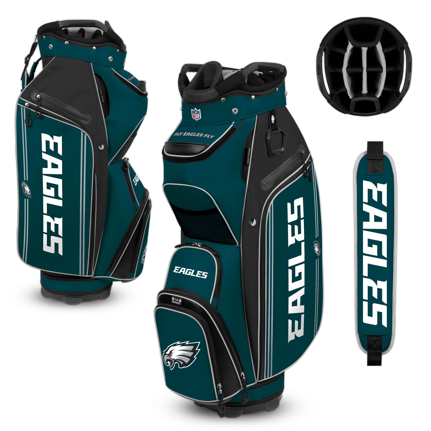 Team Effort 2024 NFL Bucket III Cooler Cart Bag