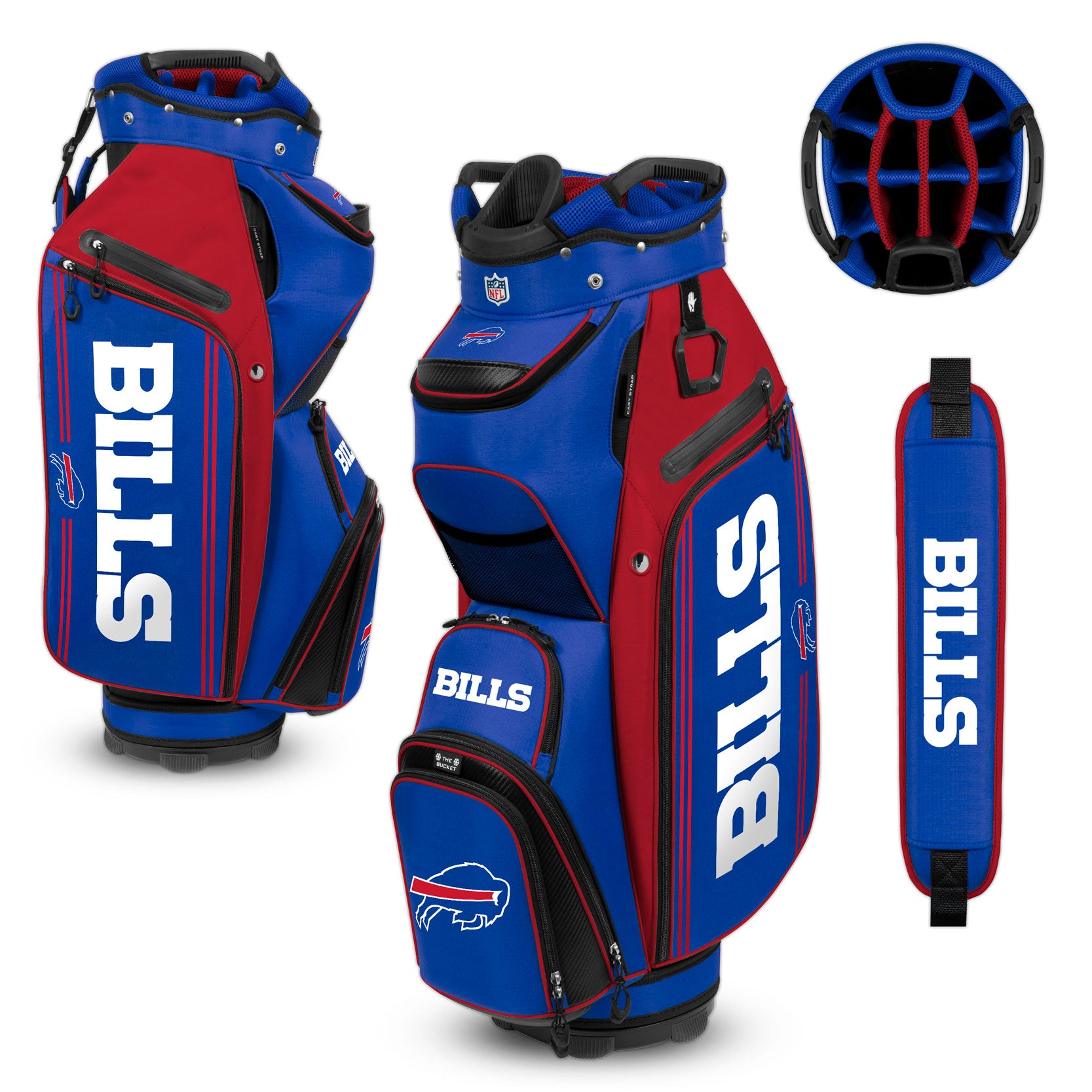 Team Effort 2024 NFL Bucket III Cooler Cart Bag